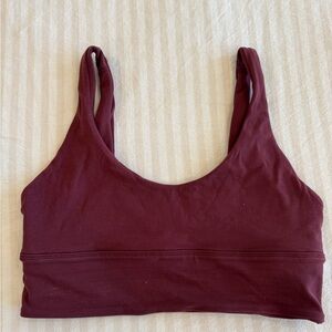Lululemon Align Bra, maroon, size 8